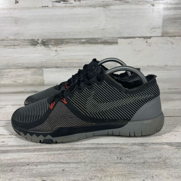 Nike Men's Free 3.0‎ V4 Running Lifting Trainers Low Top Shoes Black/Gray US 8 - Picture 2 of 8